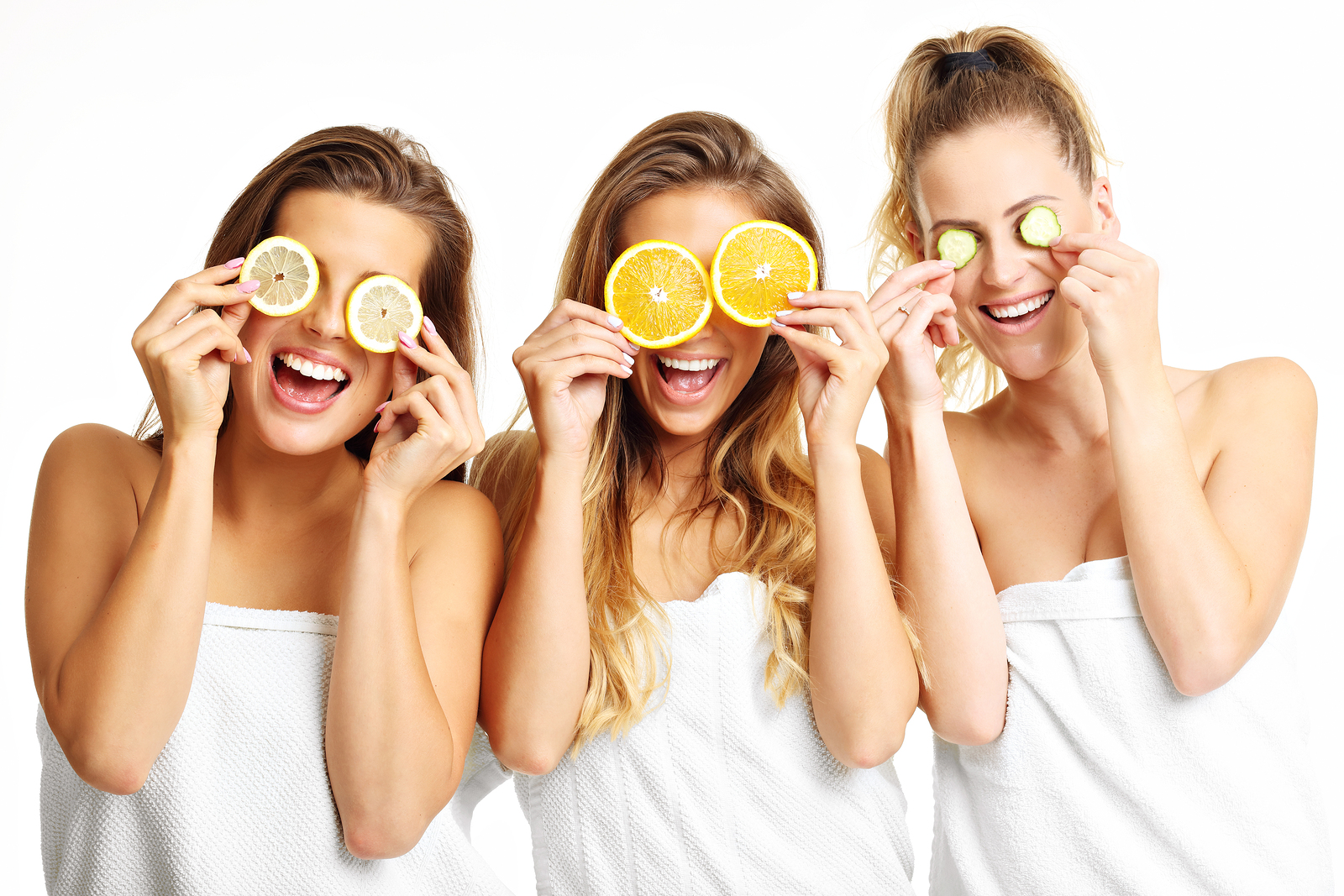 A group of friends at a Pamper Party